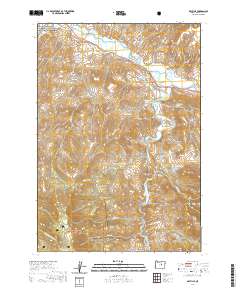 Dayville 2020 topographic map thumbnail