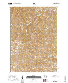 De Bord Peaks 2020 topographic map thumbnail