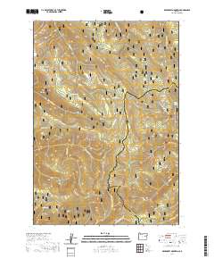 Deardorff Mountain 2020 topographic map thumbnail