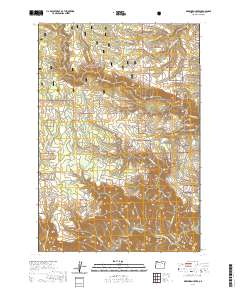 Deerhorn Creek 2020 topographic map thumbnail