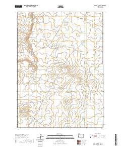 Defeat Butte 2020 topographic map thumbnail