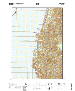 Depoe Bay 2020 topographic map thumbnail