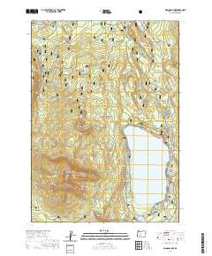 Diamond Lake 2020 topographic map thumbnail
