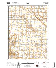 Dickerson Flat 2020 topographic map preview