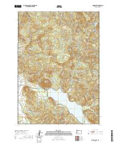 Dorena Lake 2020 topographic map thumbnail