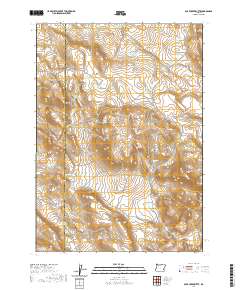 Duck Creek Butte 2020 topographic map thumbnail