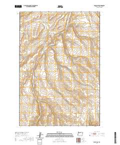 Dufur East 2020 topographic map thumbnail