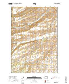 Dufur West 2020 topographic map thumbnail