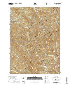 Dutchman Peak 2020 topographic map thumbnail