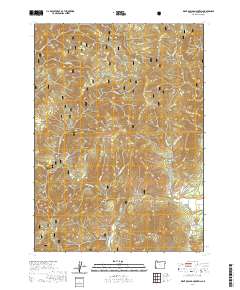 Eight Dollar Mountain 2020 topographic map thumbnail