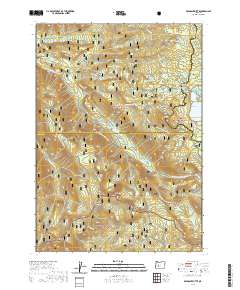 Emigrant Butte 2020 topographic map thumbnail