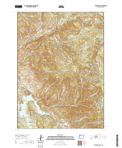 Emigrant Lake 2020 topographic map thumbnail