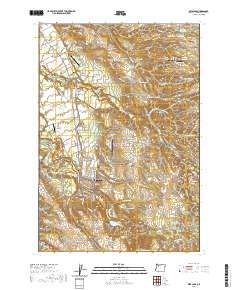 Estacada 2020 topographic map thumbnail