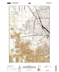 Eugene West 2020 topographic map thumbnail