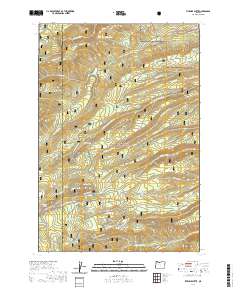 Fivemile Butte 2020 topographic map thumbnail