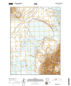 Flagstaff Lake 2020 topographic map thumbnail