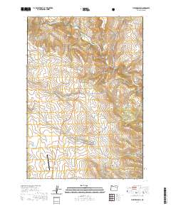 Flowers Gulch 2020 topographic map thumbnail