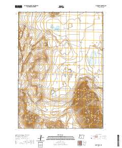 Fort Rock 2020 topographic map thumbnail