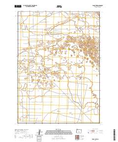 Fossil Lake 2020 topographic map thumbnail
