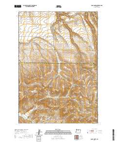 Fossil North 2020 topographic map thumbnail