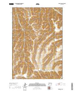 Franklin Hill 2020 topographic map thumbnail