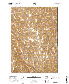 Freezeout Ridge 2020 topographic map thumbnail