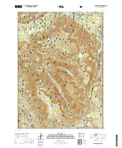 Garwood Butte 2020 topographic map thumbnail