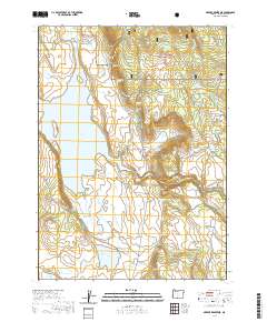 Gerber Reservoir 2020 topographic map thumbnail
