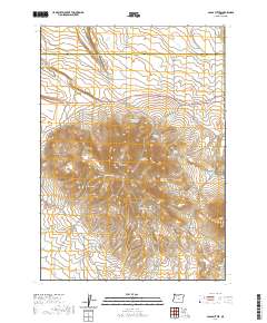 Glass Buttes 2020 topographic map thumbnail