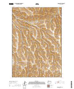 Gleason Butte 2020 topographic map thumbnail