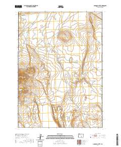Goose Egg Butte 2020 topographic map thumbnail