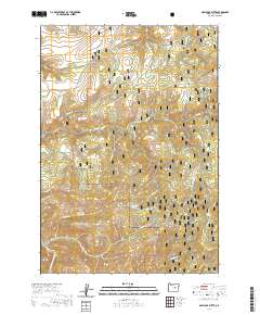 Graylock Butte 2020 topographic map thumbnail