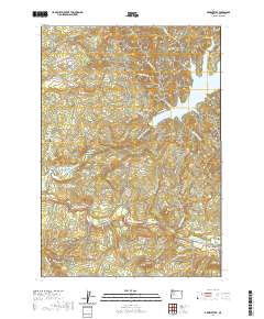 Green Peter 2020 topographic map thumbnail