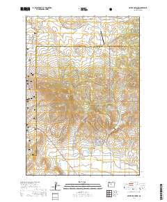 Grizzly Mountain 2020 topographic map thumbnail