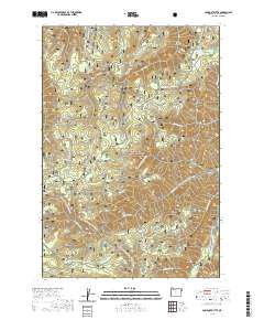 Gumboot Butte 2020 topographic map thumbnail