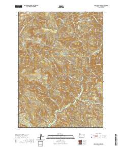 Harrington Creek 2020 topographic map thumbnail