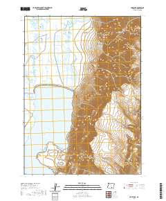 Hart Lake 2020 topographic map thumbnail