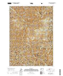 Harvey Mountain 2020 topographic map thumbnail