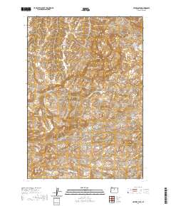 Hastings Peak 2020 topographic map thumbnail