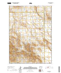 Hat Butte 2020 topographic map thumbnail