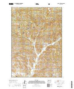 Hensley Butte 2020 topographic map thumbnail