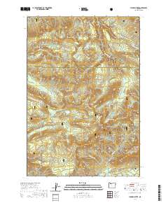 Hickman Butte 2020 topographic map thumbnail