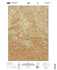Mount Butler 2020 topographic map thumbnail