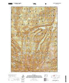 Mount Hood North 2020 topographic map thumbnail