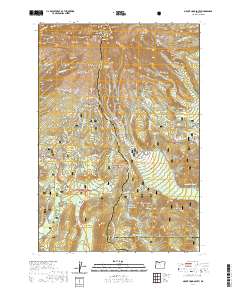 Mount Hood South 2020 topographic map thumbnail