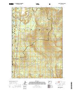 Mount Wilson 2020 topographic map thumbnail
