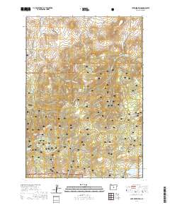 Mule Deer Ridge 2020 topographic map thumbnail