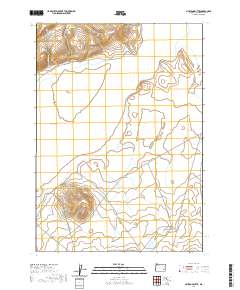 Mustang Butte 2020 topographic map thumbnail