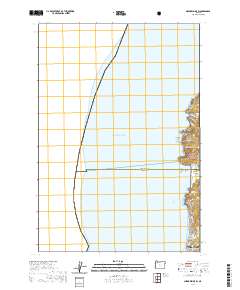 Neskowin OE W 2020 topographic map thumbnail