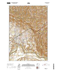 Newberg 2020 topographic map thumbnail
